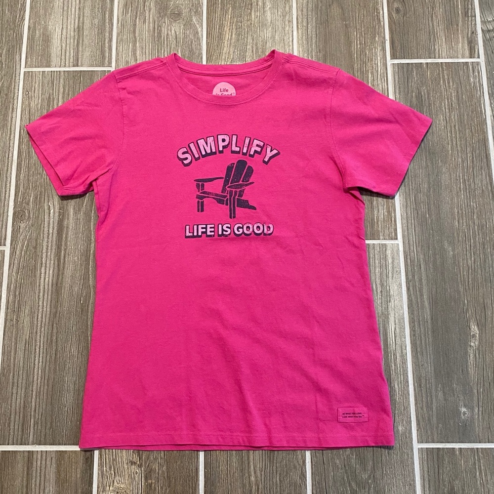 Life is Good Women’s T-Shirt Size XS “Simplify”NWT